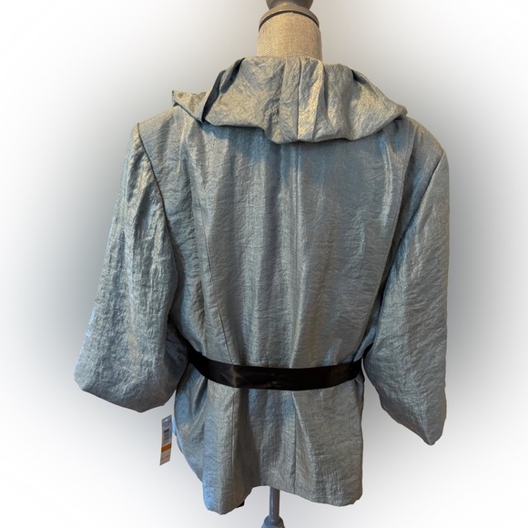 NWT R&M Richards Slate Gray Evening Special Occasion Jacket, Size 24W - Picture 4 of 9